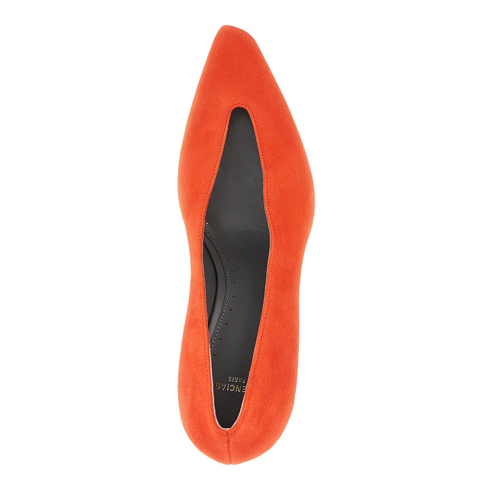 BALENCIAGA 'Duchesse' suede leather pumps
