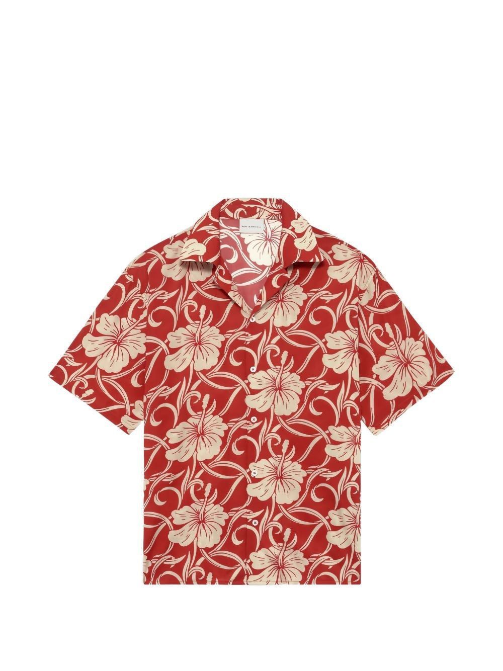 Drole De Monsieur "Hibiscus Monoramme" Shirt - Red
