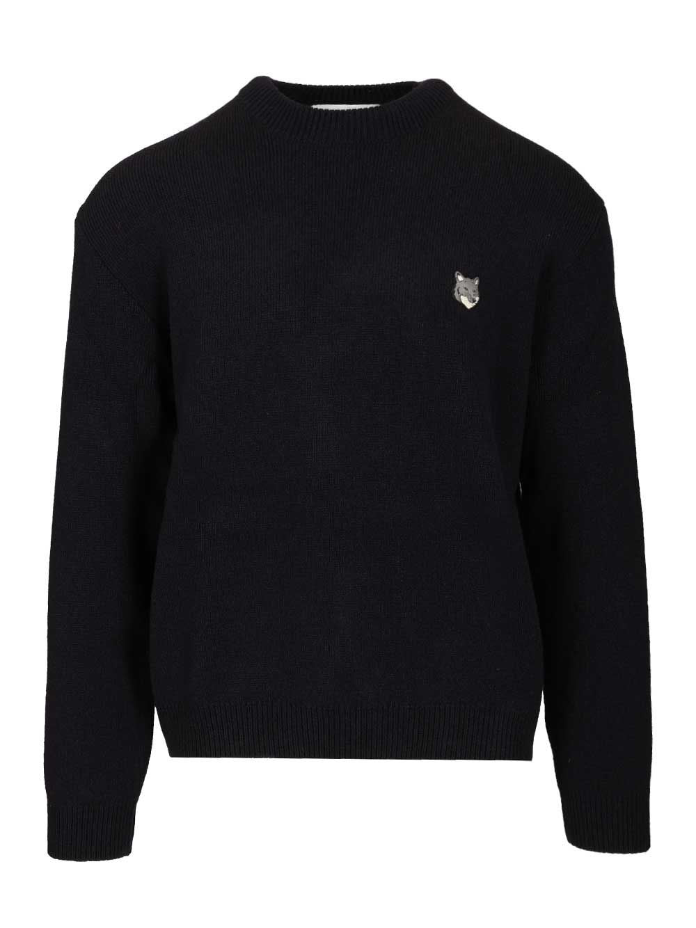 Maison Kitsuné Wool Sweater - Blue