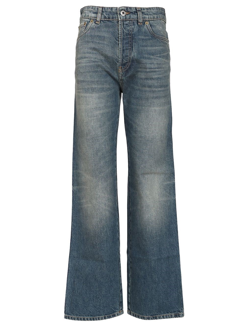 Miu Miu Five Pocket Denim Trousers - Blue