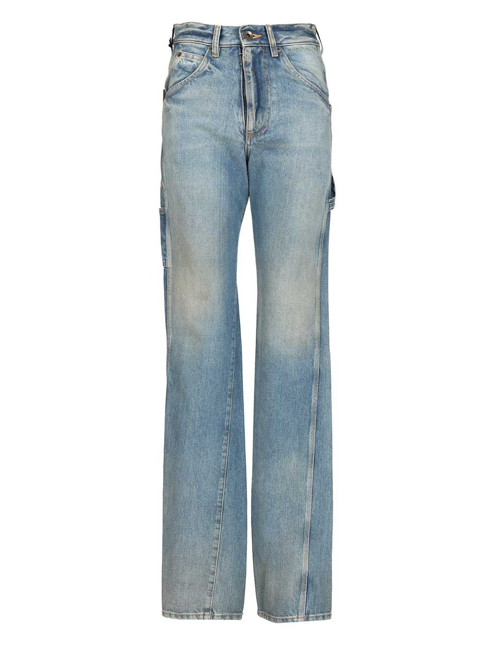 Maison Margiela Straight Leg Jeans - Blue