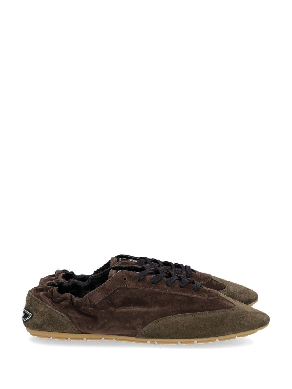 Saint Laurent Lewis Suede Sneaker - Brown