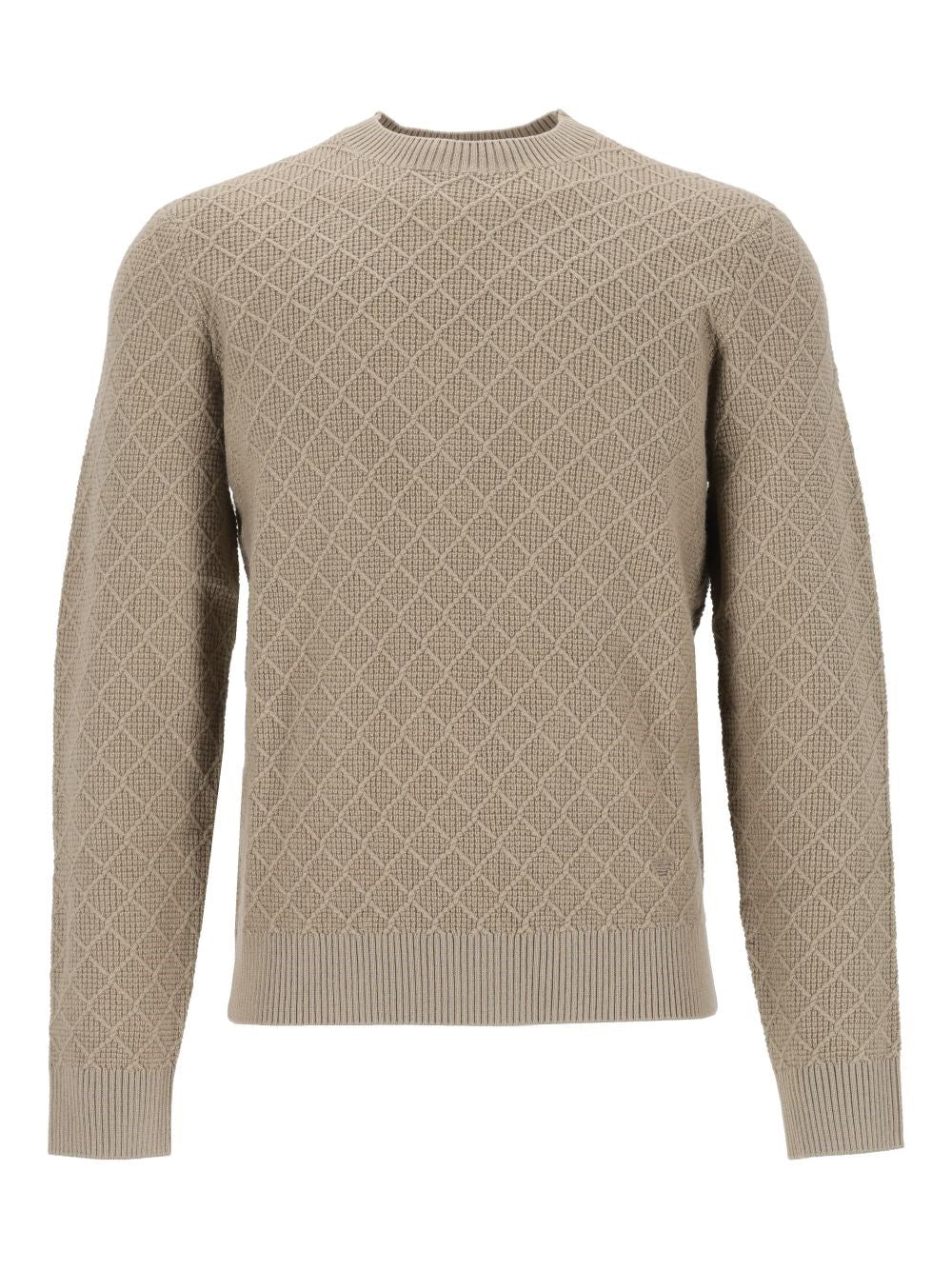 Emporio Armani Crew Neck Sweater - Beige