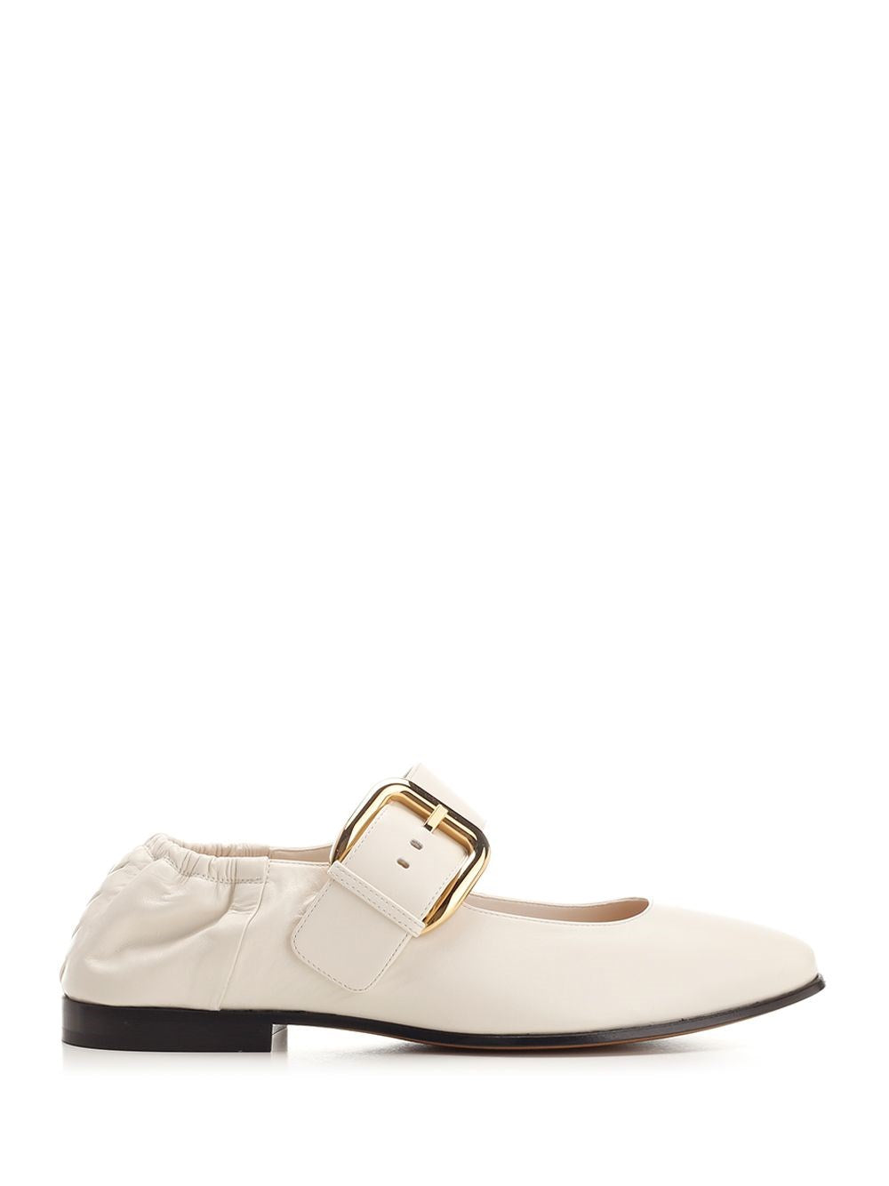 Bottega Veneta "Astaire" Mary Jane Flats - White