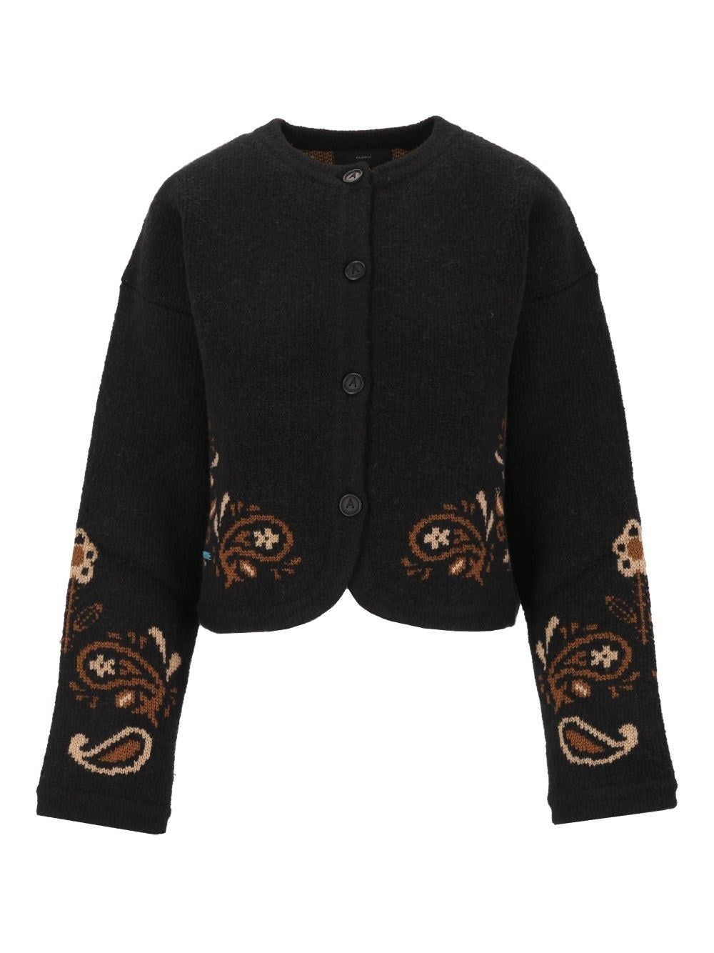Alanui Island Roots Scarf Jacket - Black