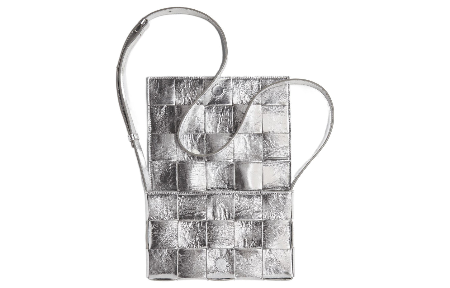 Bottega Veneta Cassette Bag In Intr.Nappa Lamina/Nappa Lamina