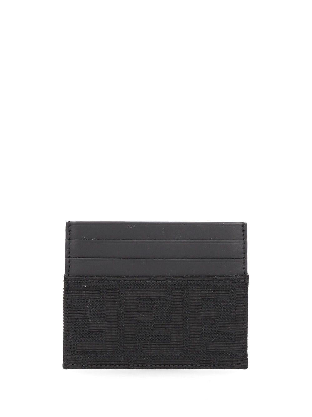 Fendi "Ff" Card Holder - Blue