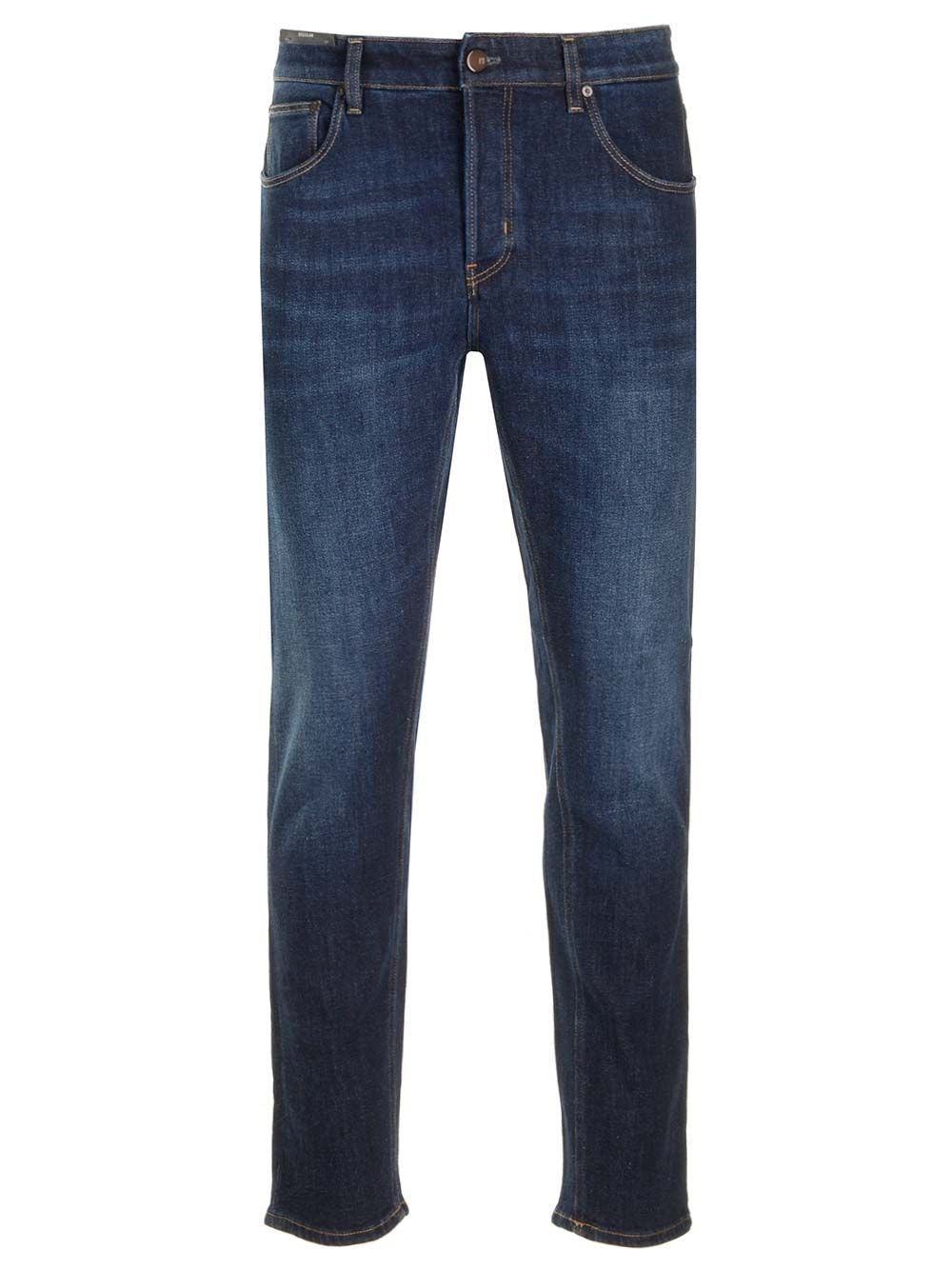 Pt Torino Tapered Jeans - Blue