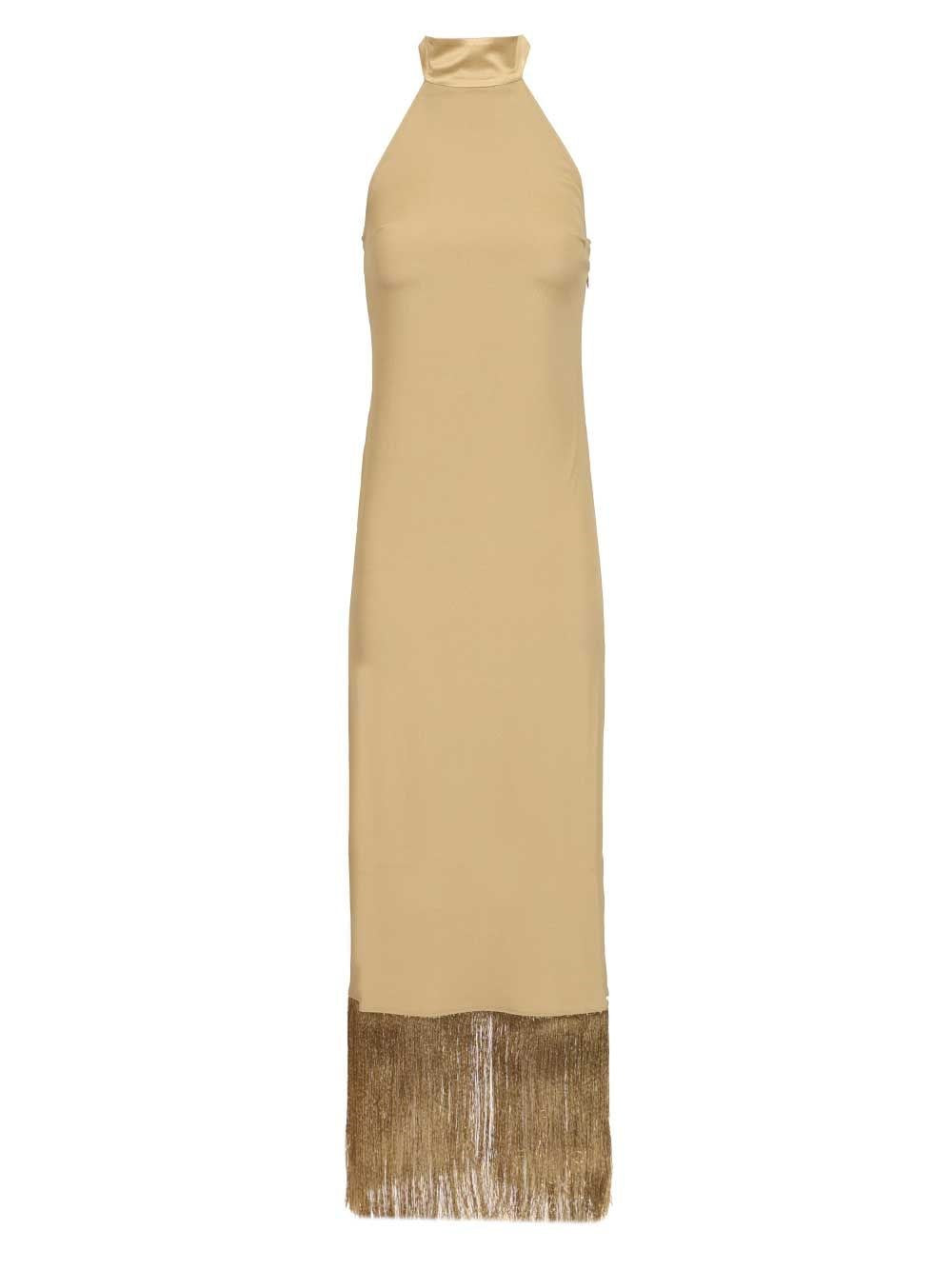 Taller Marmo Long Dress Berlin - Gold
