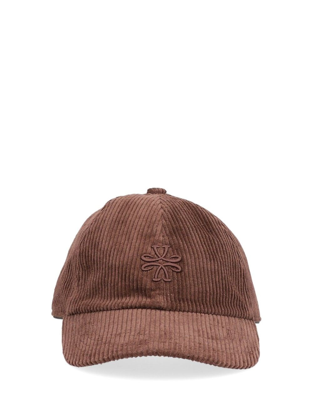 Jacob Cohen Velvet Baseball Hat - Brown