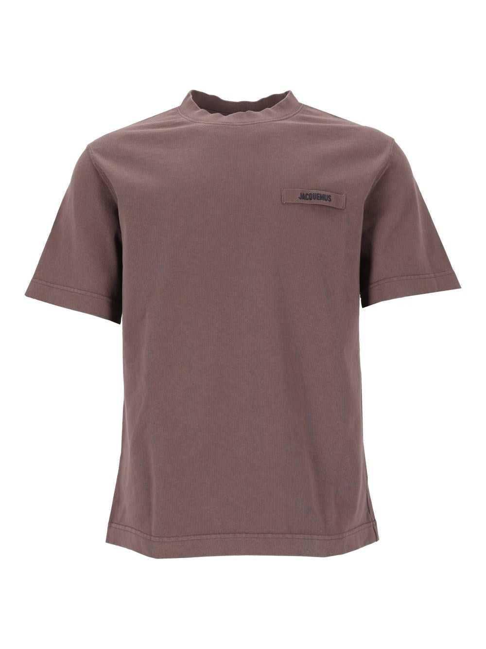 Jacquemus Cotton T-Shirt - Brown