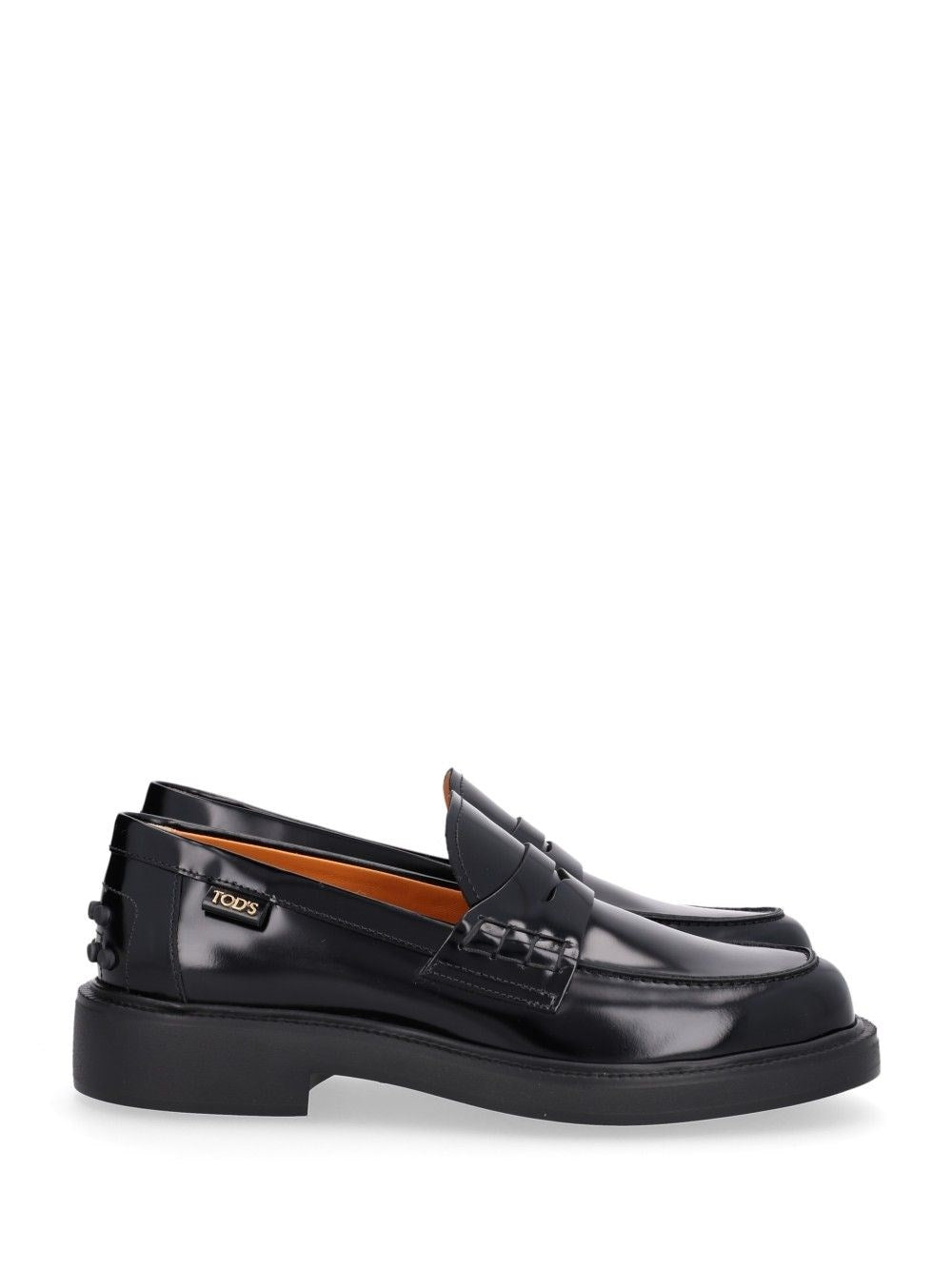 Tod's Moccasin In Shiny Leather - Black