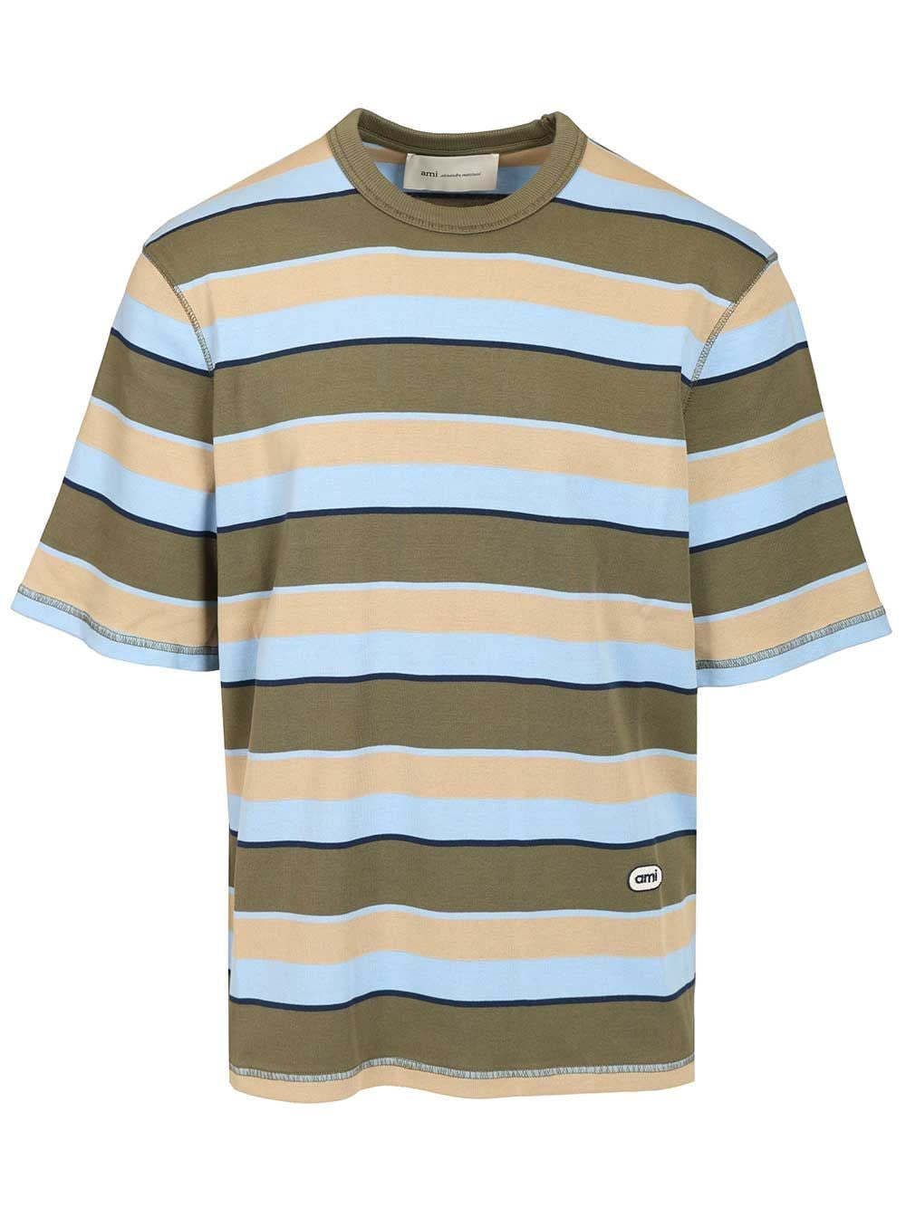 Ami Crew Neck T-Shirt - Multi