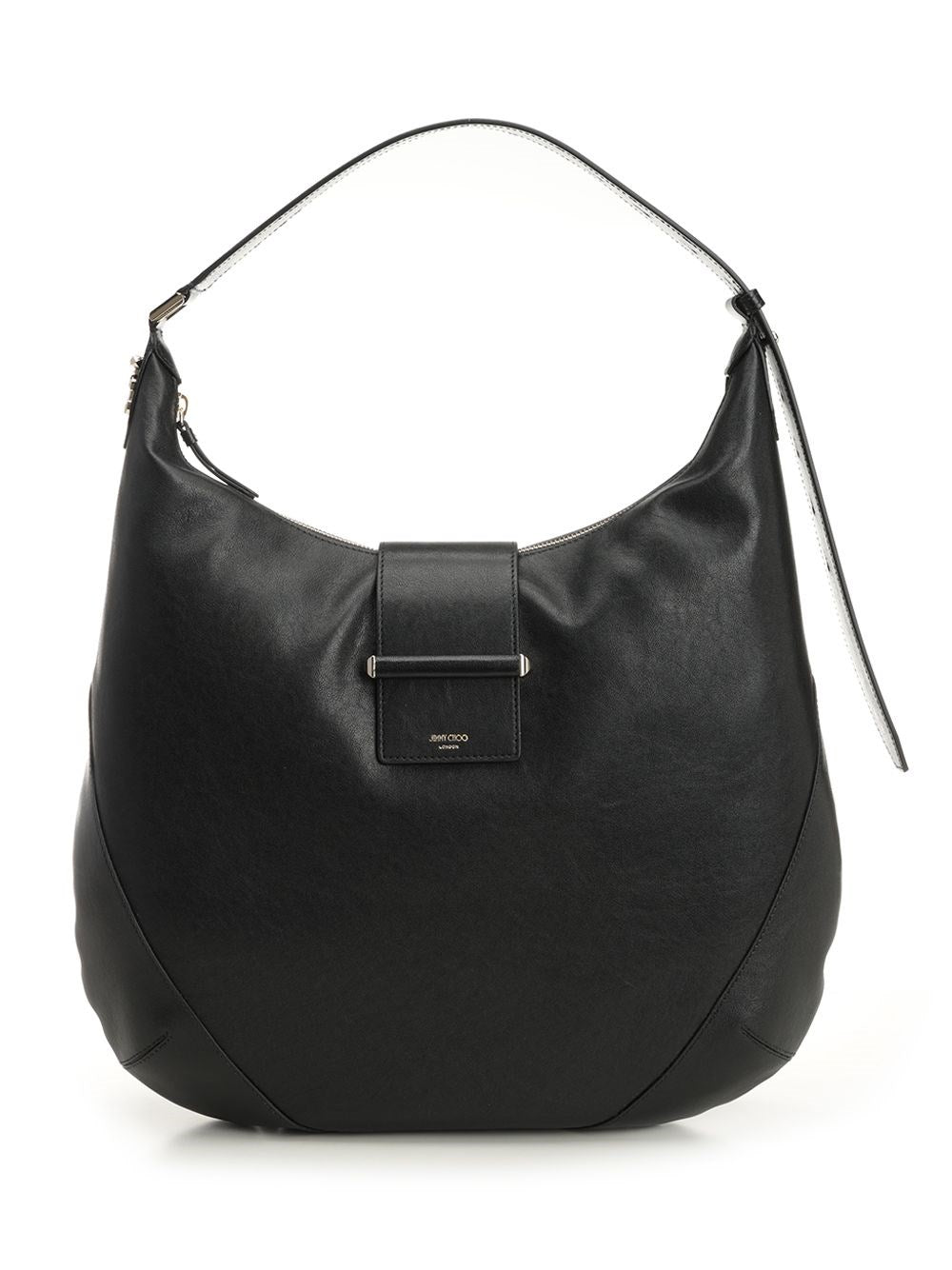 Jimmy Choo Medium "Bar Hobo" Bag - Black