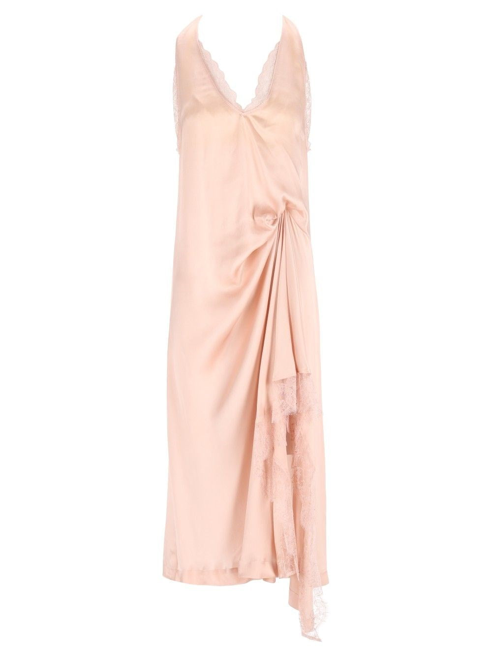 Maison Margiela Midi Lace Slip Dress - Rose