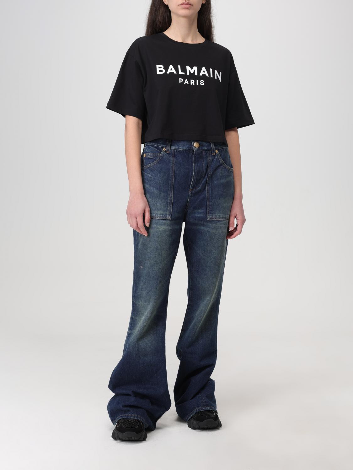 Balmain T Shirt Woman Black