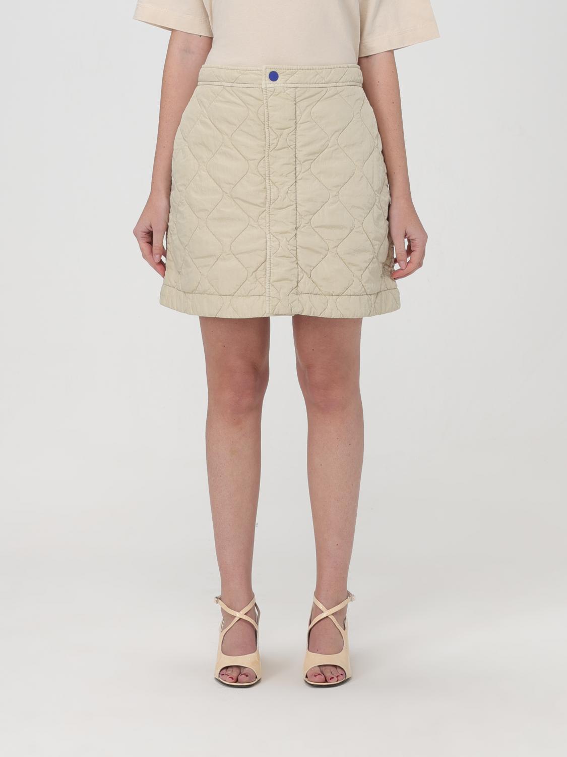 Burberry Skirt Woman Beige