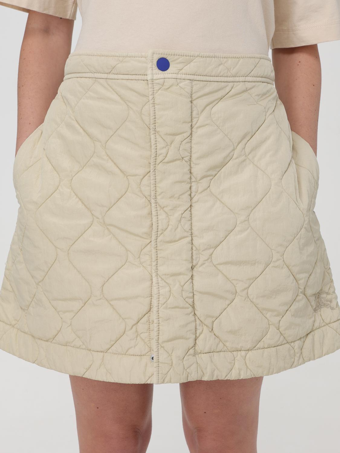 Burberry Skirt Woman Beige