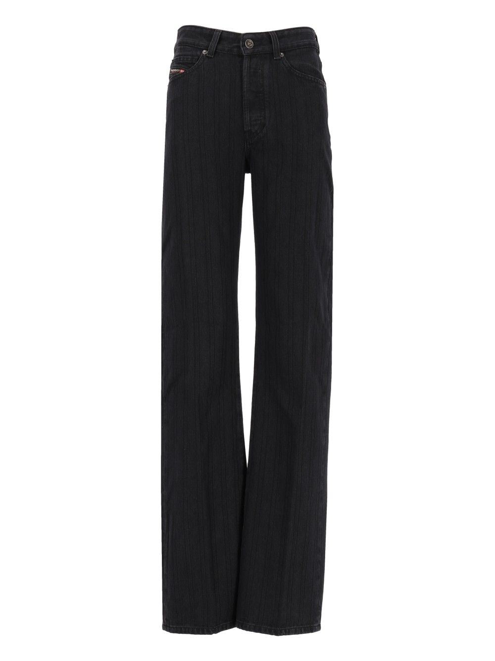 Diesel Jeans Regular High Waist 1971 D-Sent - Black