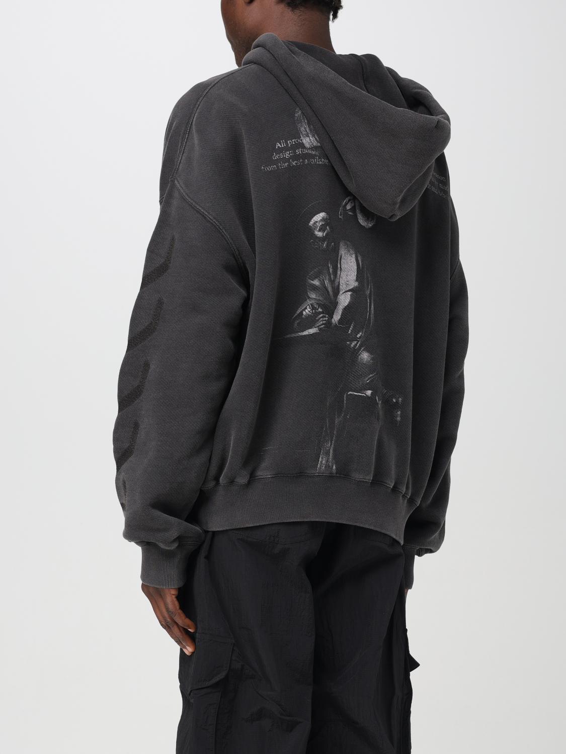 Off White Sweatshirt Men Black