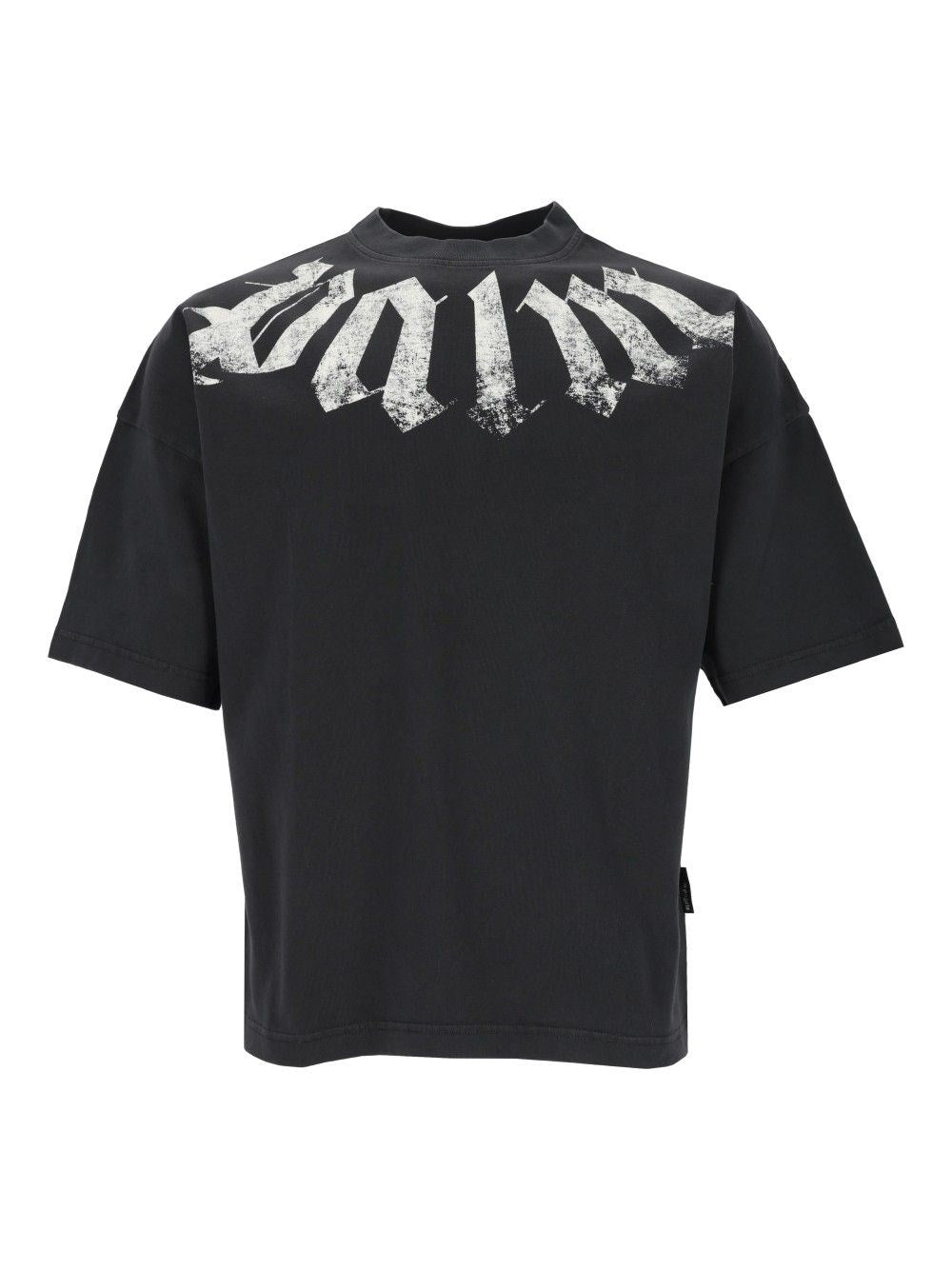 Palm Angels Big Neck T-Shirt - Black