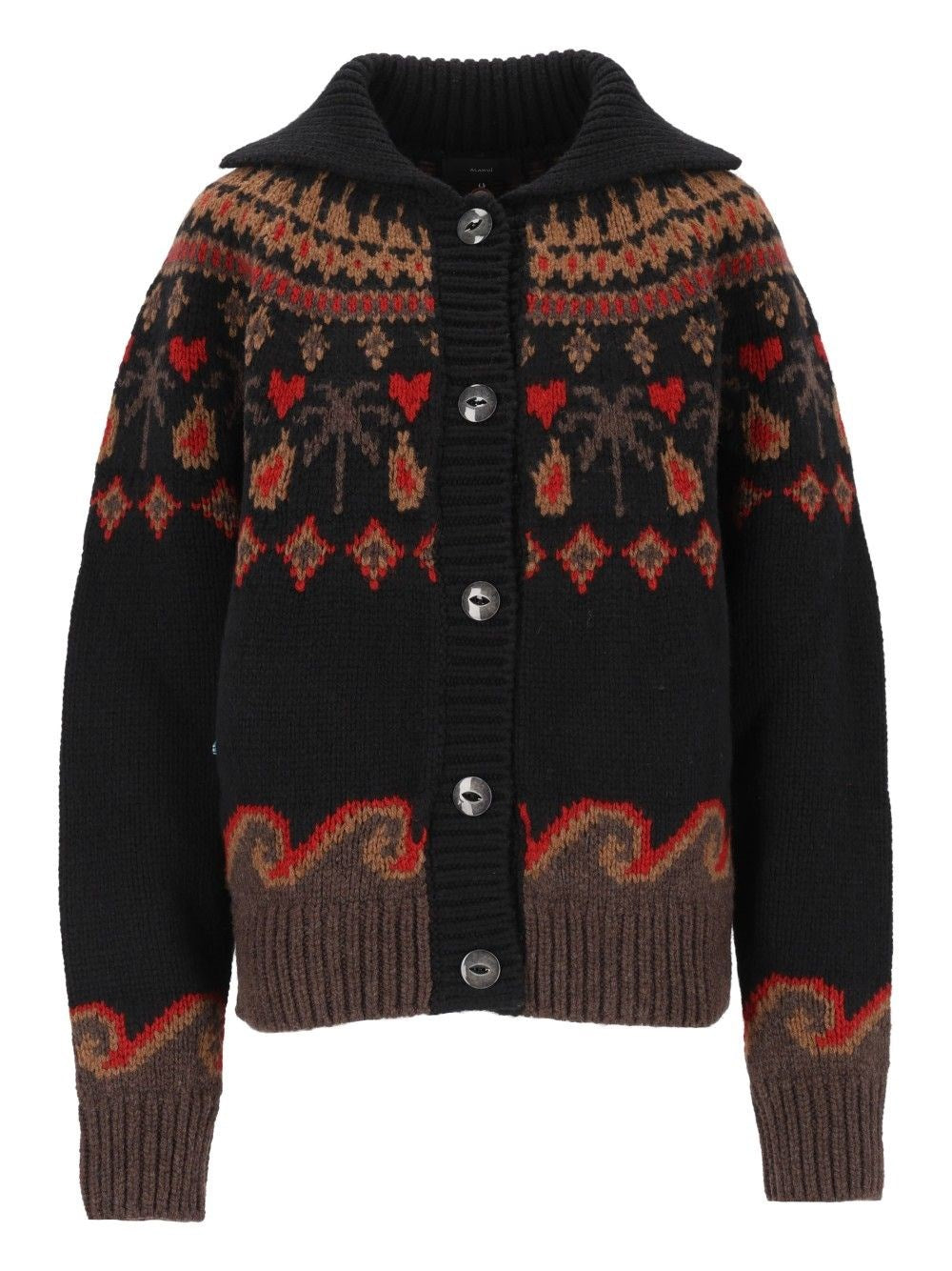 Alanui Sweet Winter Cardigan - Black