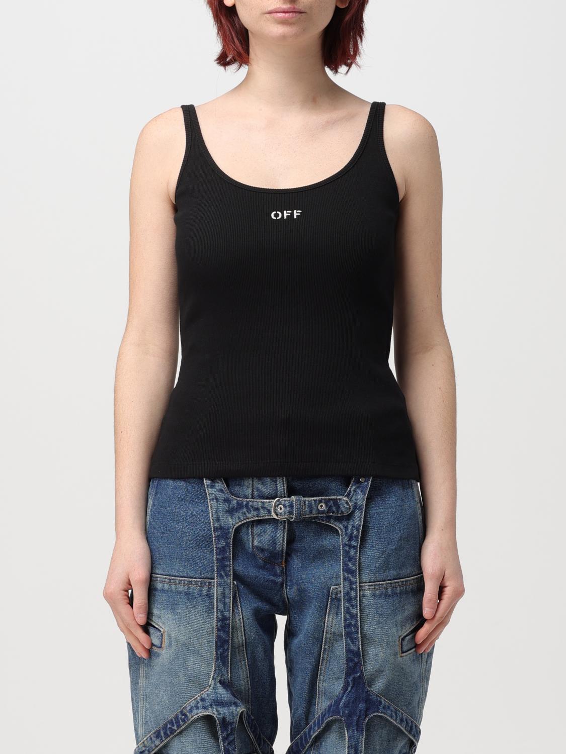 Off White T Shirt Woman Black