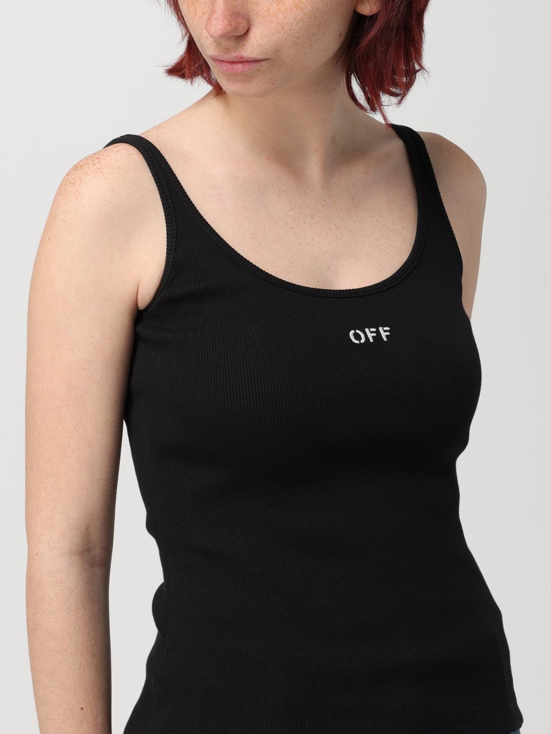 Off White T Shirt Woman Black
