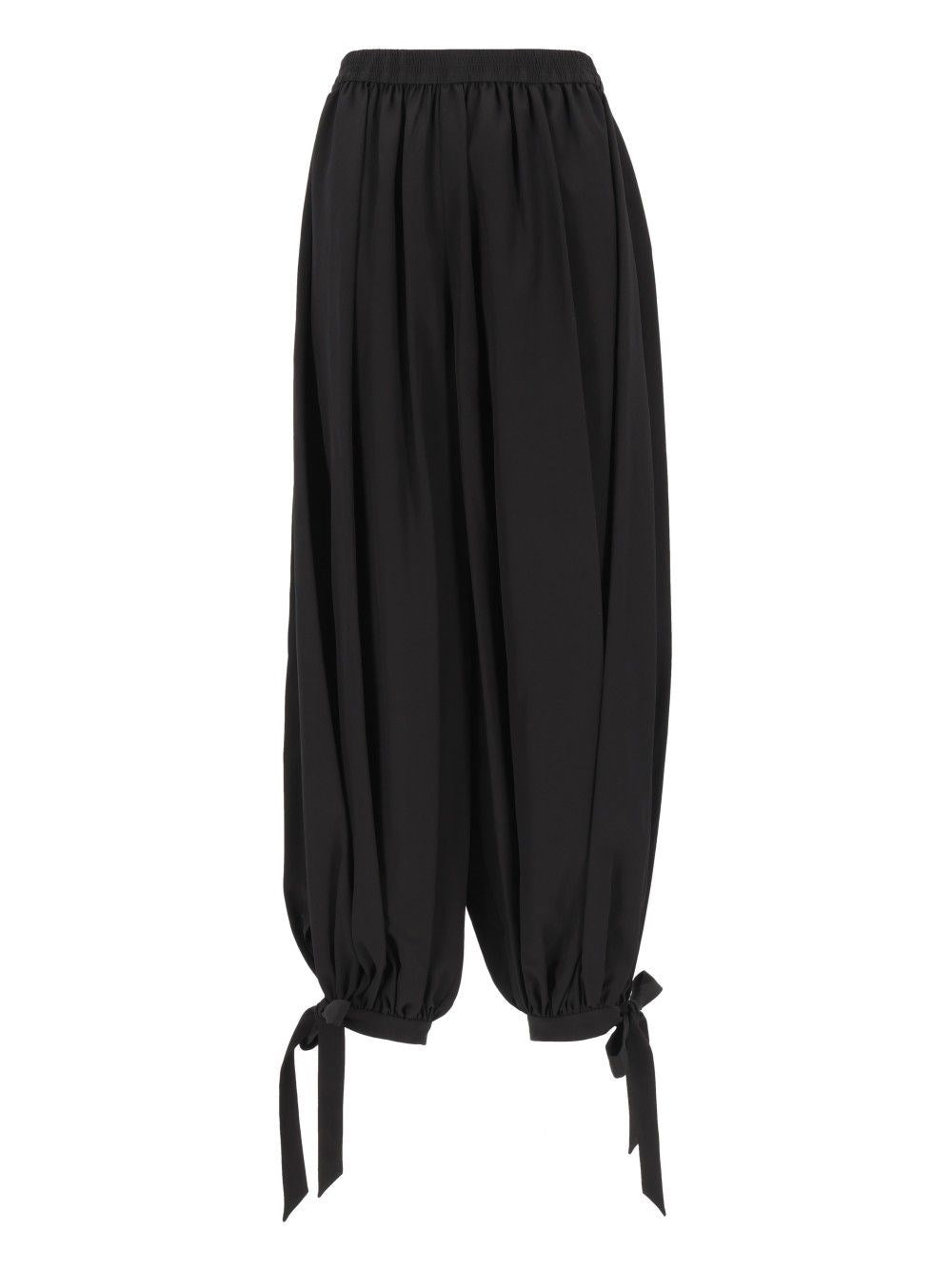 Chloe' Fluid Trousers - Black