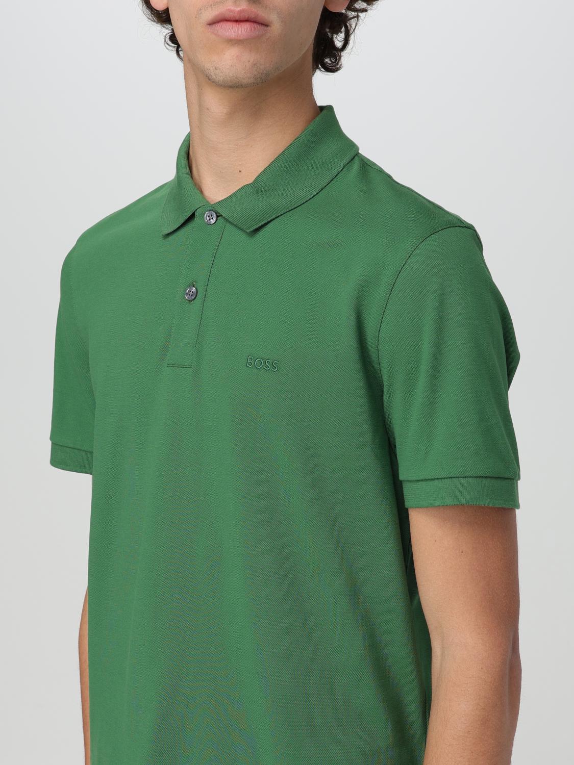 Boss Polo Shirt Men Beige