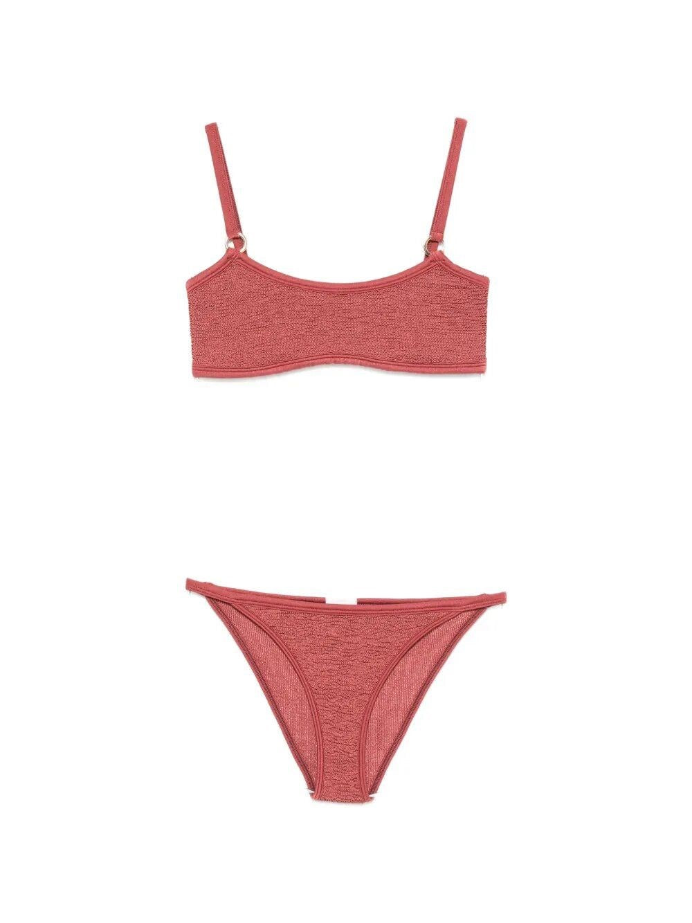 Hunza G Bikini Iris With Golden Circles - Rose
