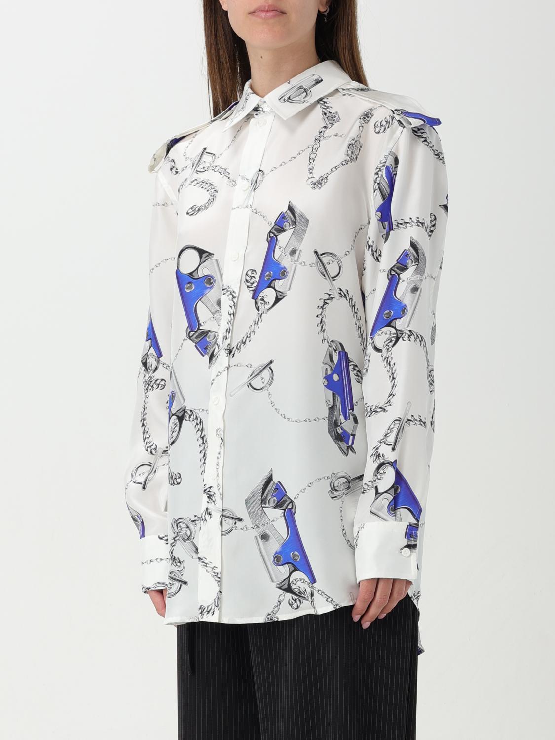 Burberry Shirt Woman Blue