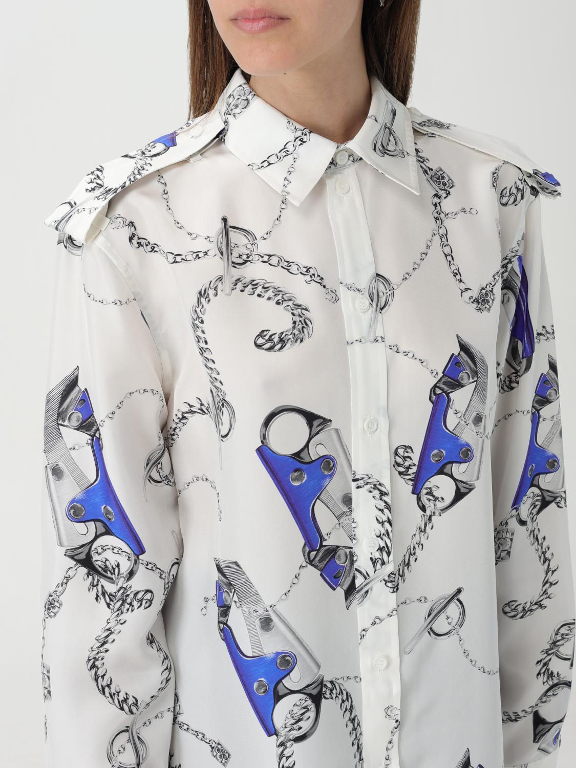 Burberry Shirt Woman Blue