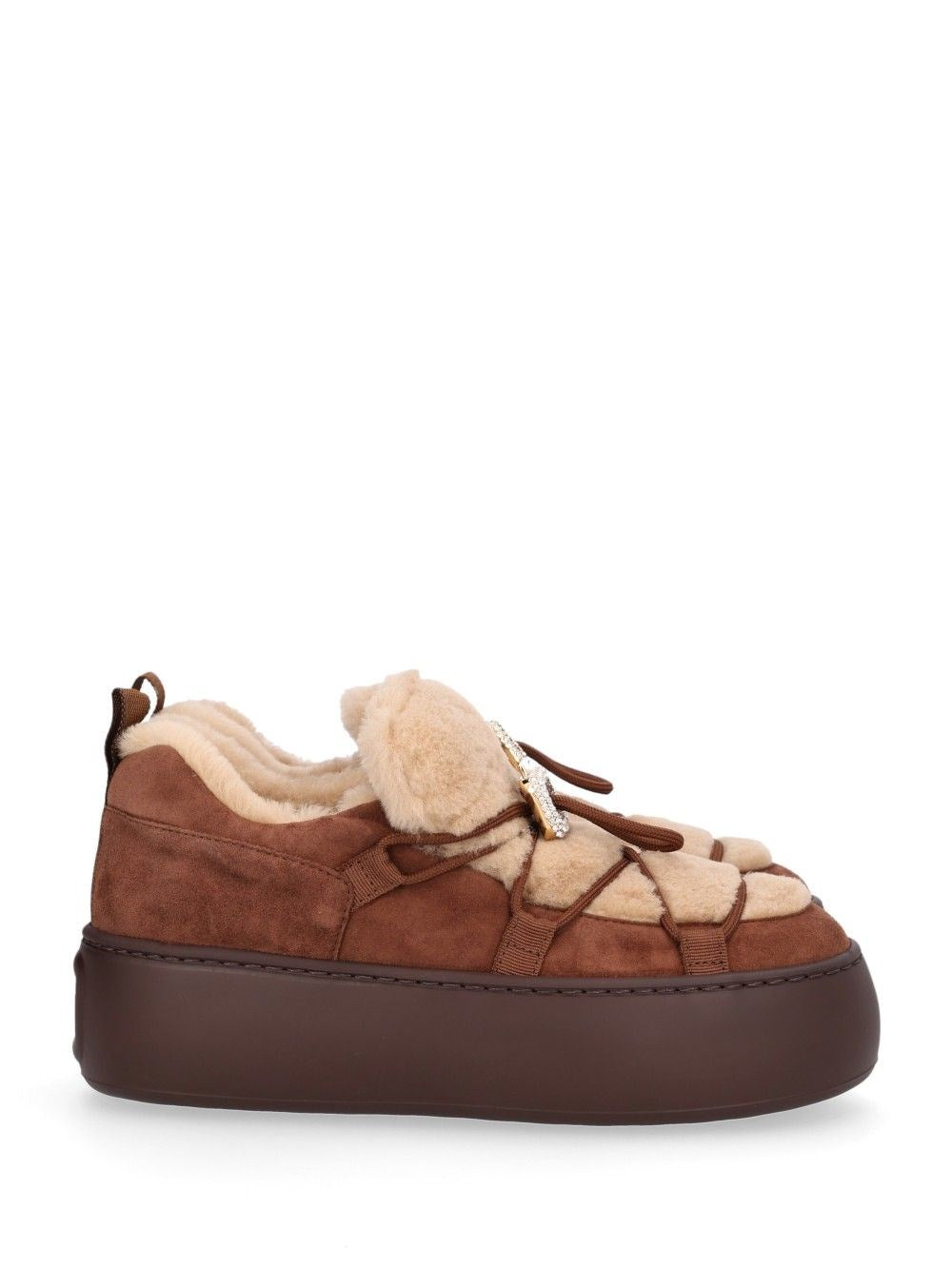Roger Vivier "Viv' Up" Boot - Brown