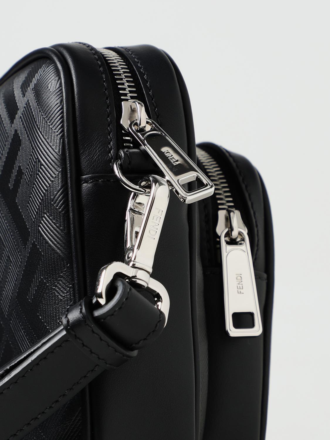 Fendi Shoulder Bag Men Black