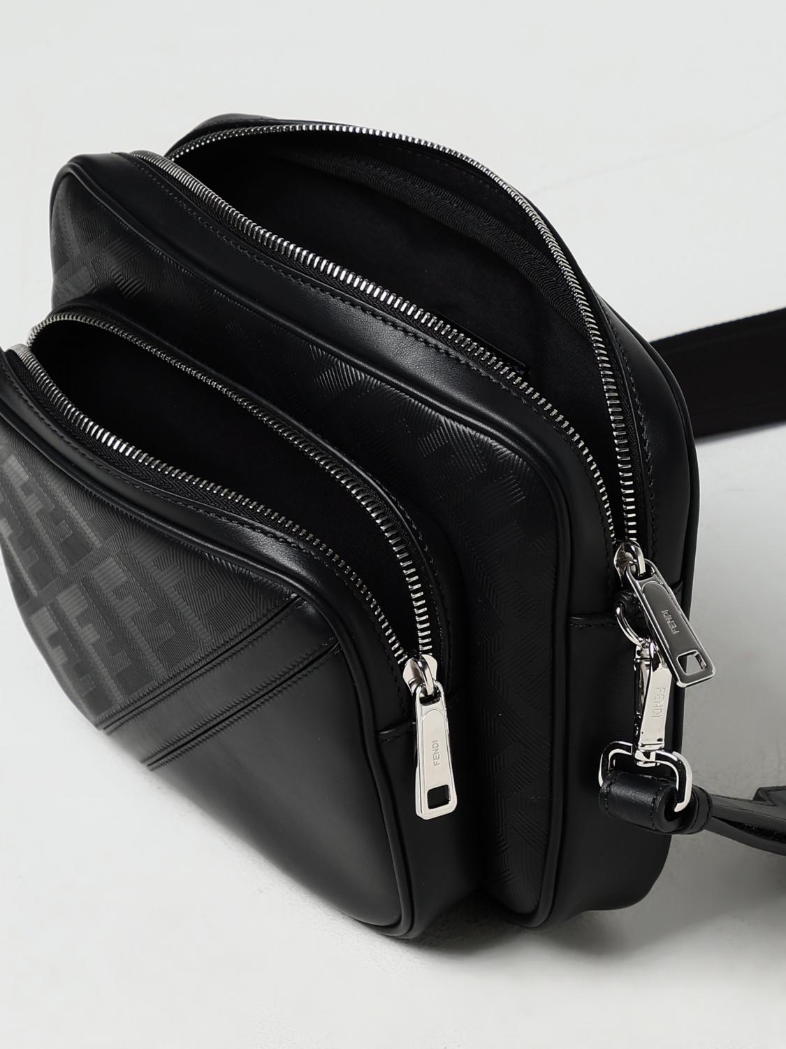 Fendi Shoulder Bag Men Black