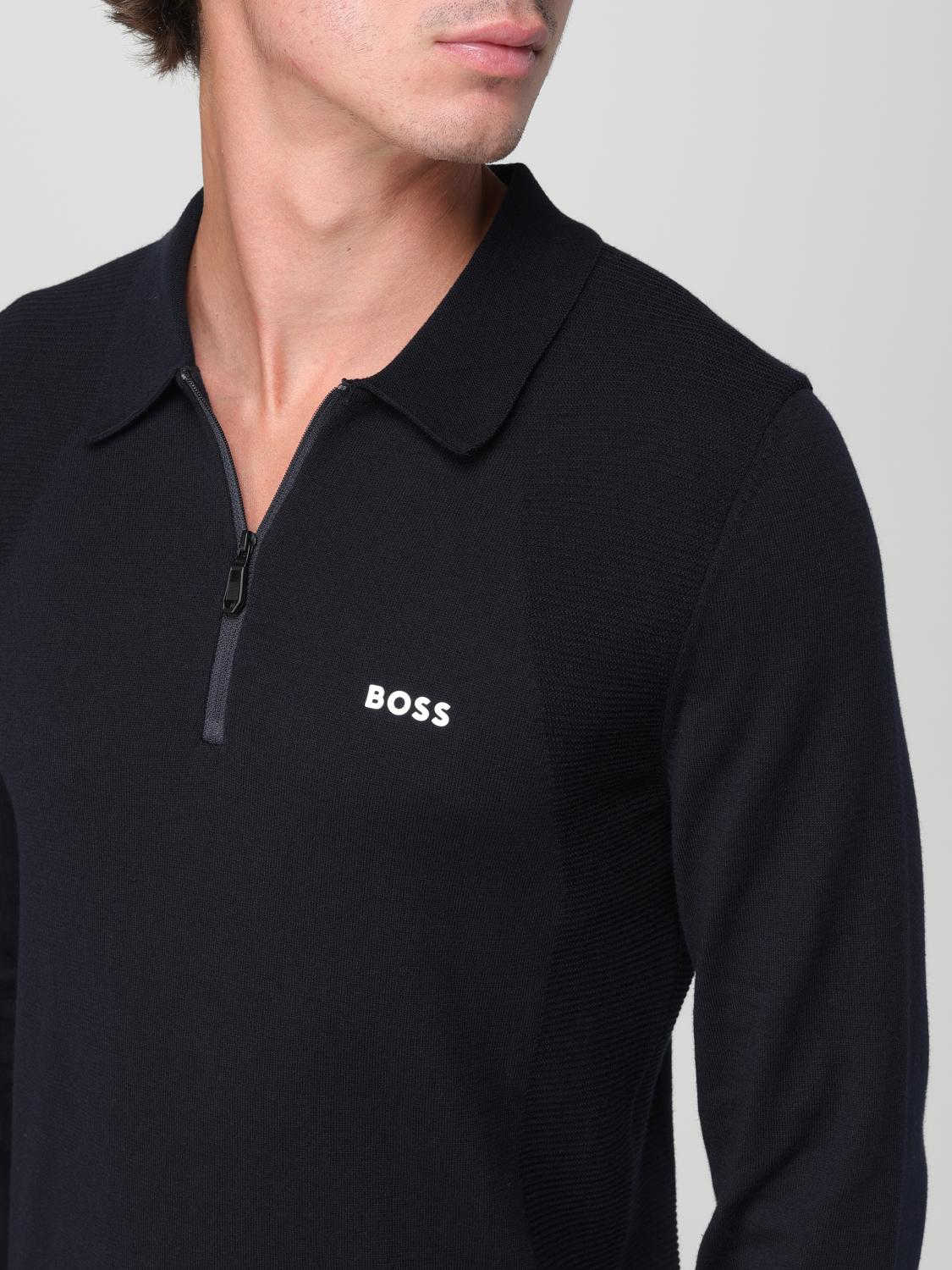 Boss Polo Shirt Men Blue
