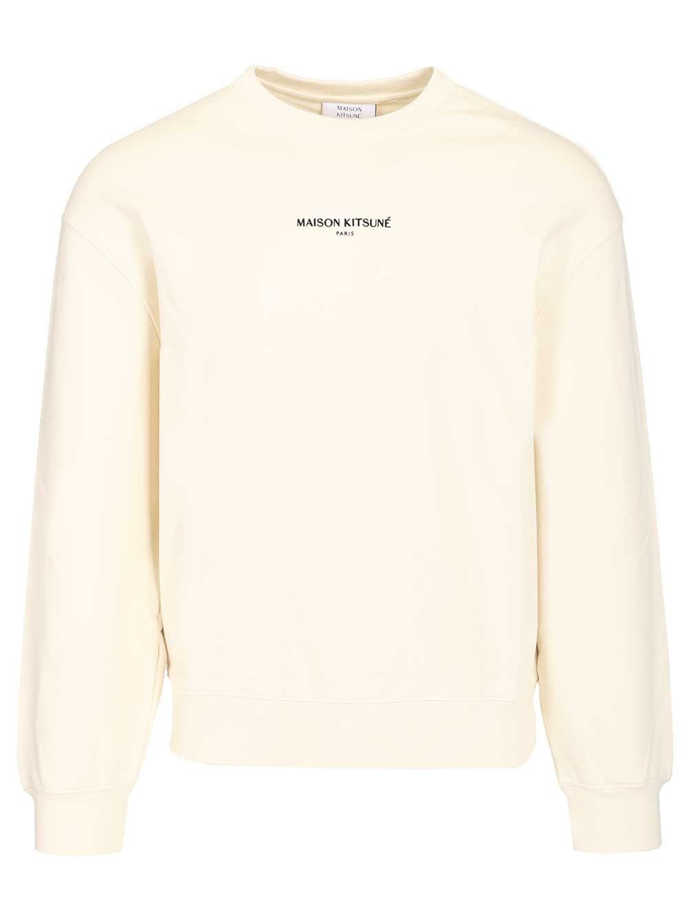 Maison Kitsuné "Maison Kitsuné Paris" Sweatshirt - Beige