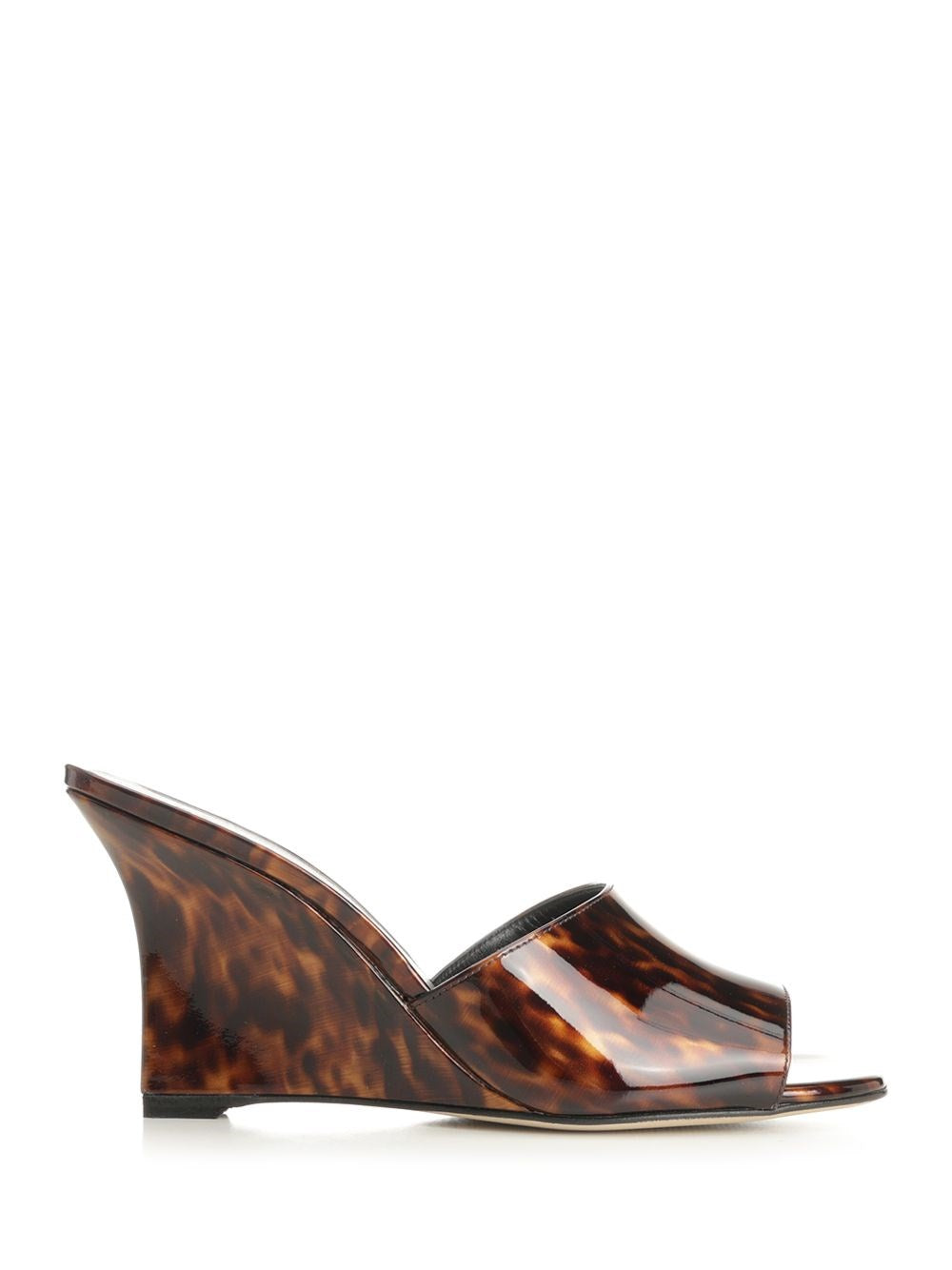 Stuart Weitzman Mule Vinnie Wedge 85 - Animal Print