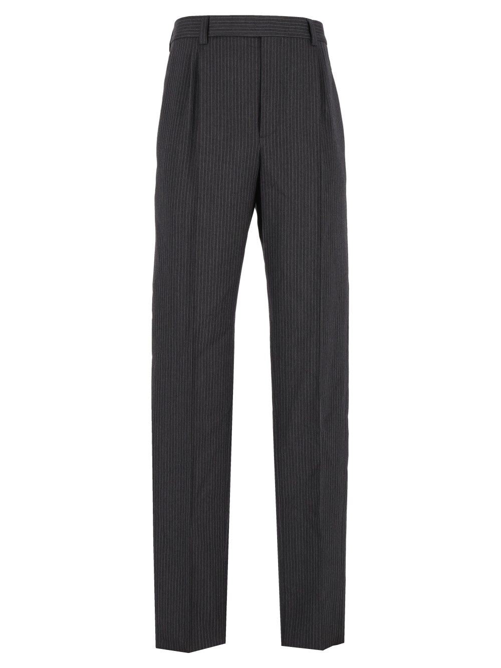 Saint Laurent Tapered Trousers - Grey