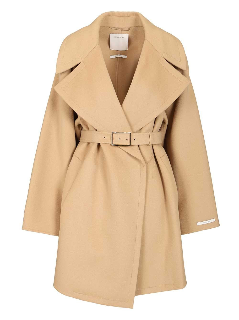 Sportmax Coat Spxpagine - Beige