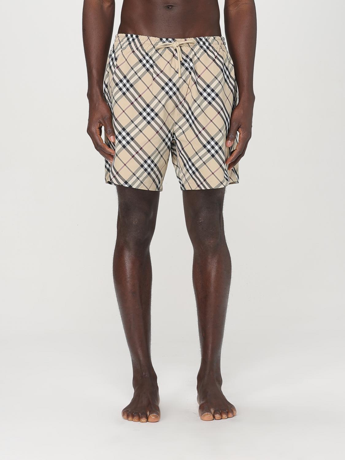 Burberry Swimsuit Men Cream
