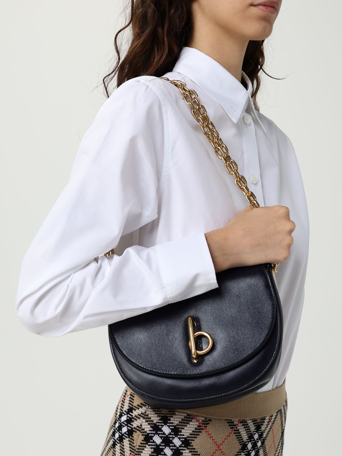Burberry Shoulder Bag Woman Green