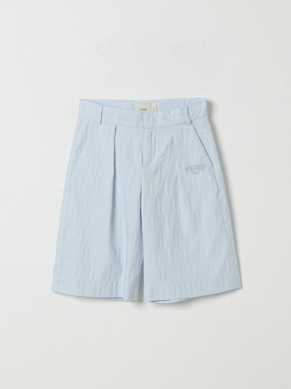 Fendi Shorts Kids Blue