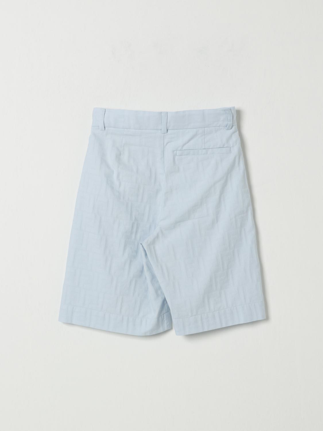 Fendi Shorts Kids Blue