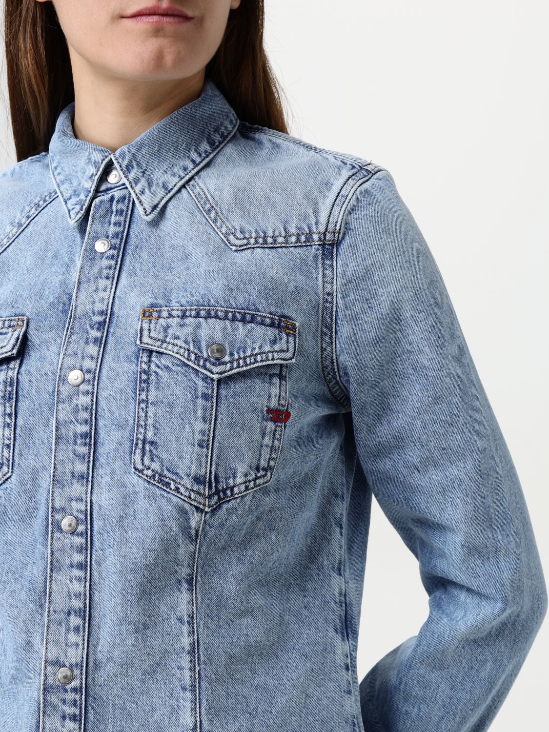 Diesel Shirt Woman Denim