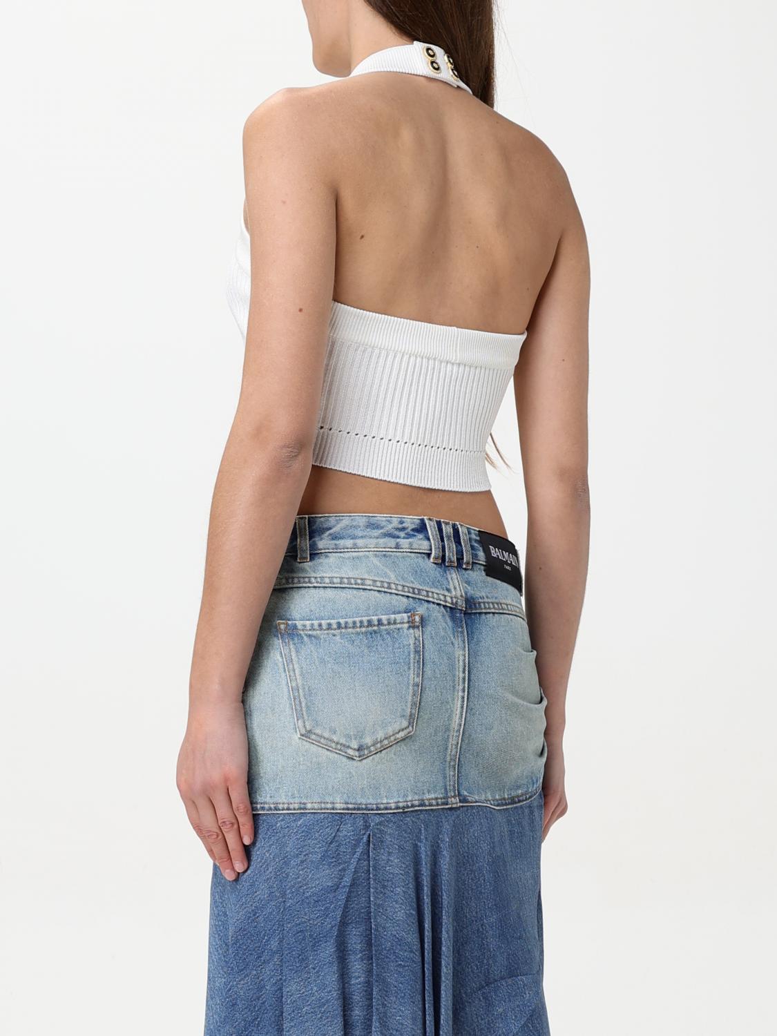 Balmain Top Woman White