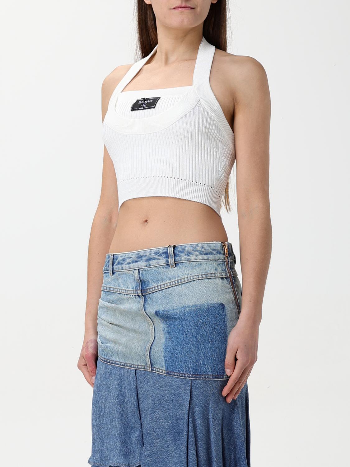 Balmain Top Woman White