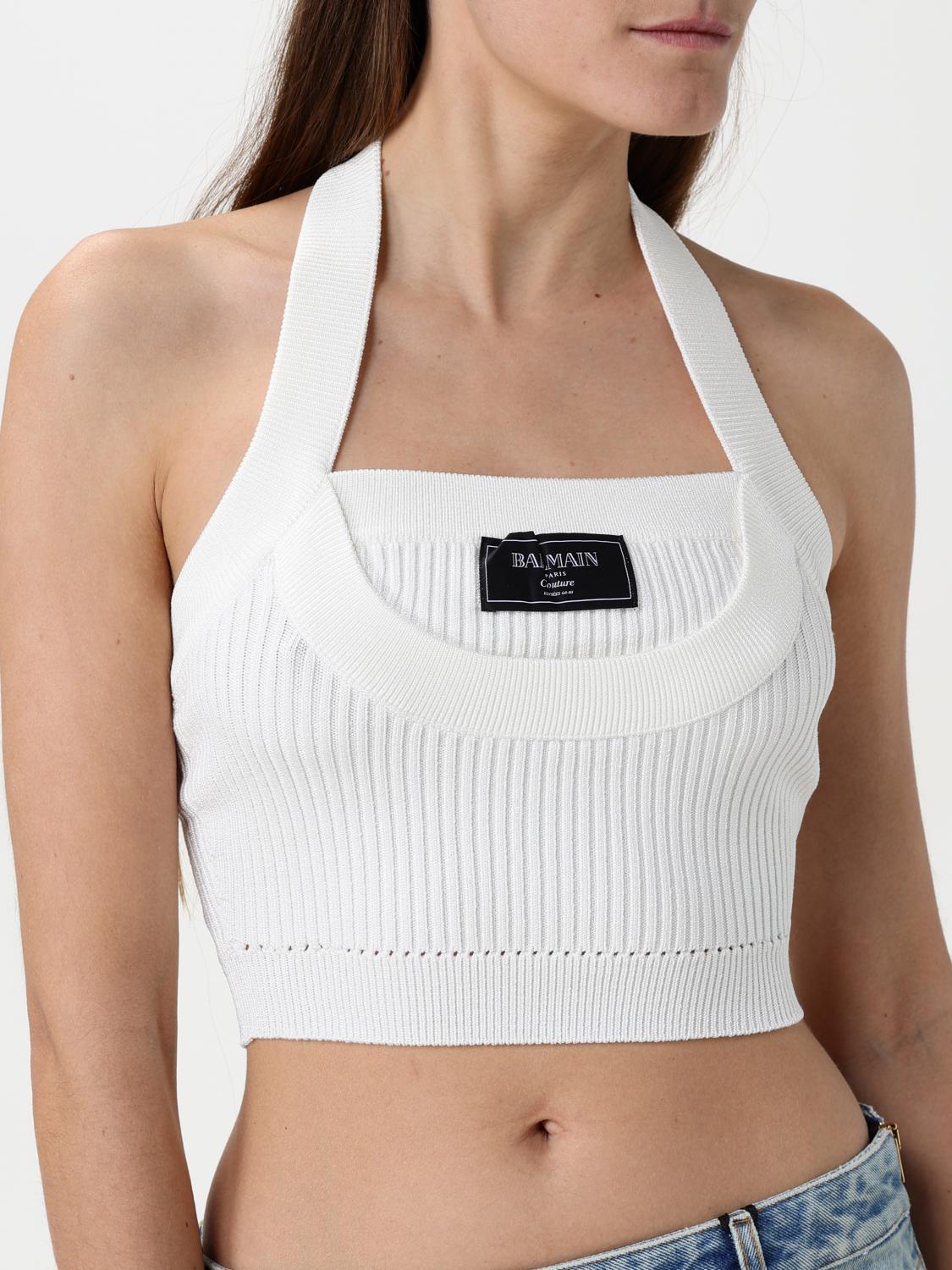 Balmain Top Woman White