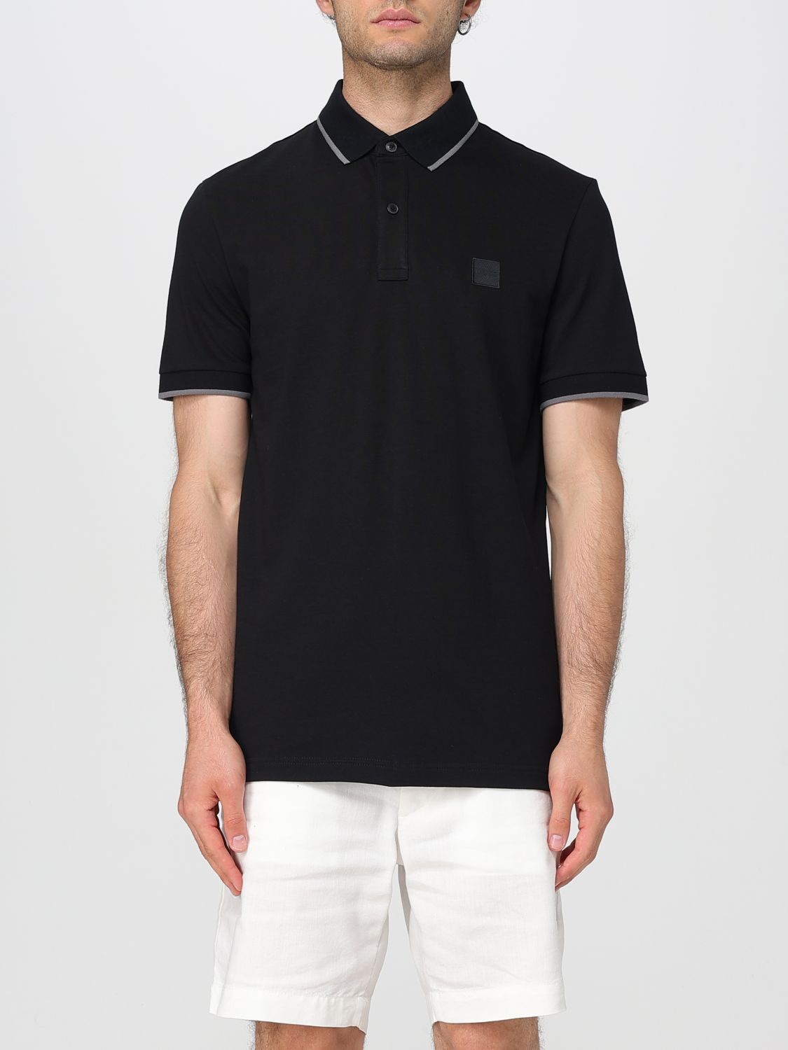 Boss Polo Shirt Men Black